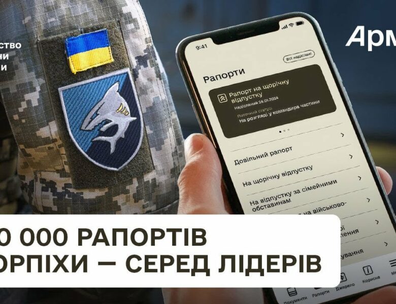 200 000 електронних рапортів отримали і опрацювали частини ЗСУ та ДССТ