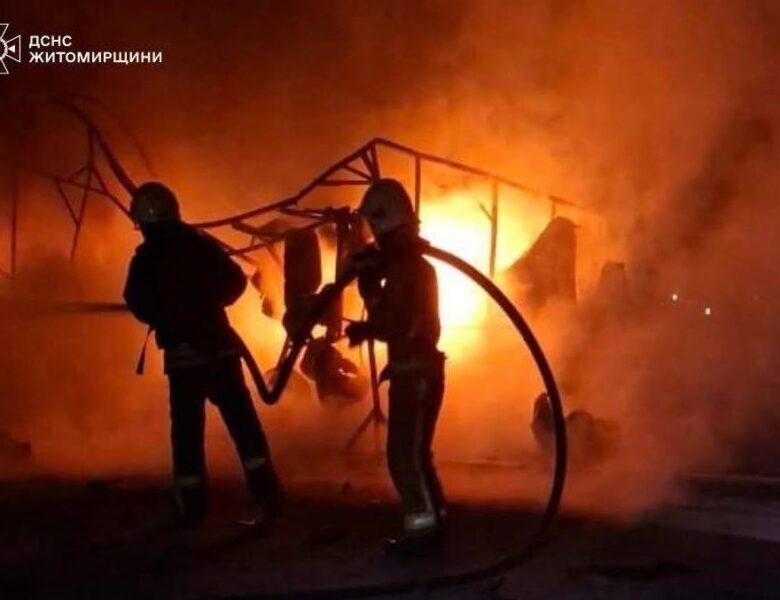 Атака дронів на Житомир: з’явилися фото наслідків