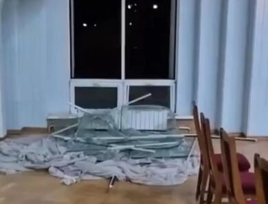 Атака на Київ: пошкоджена будівля Центрального палацу одружень