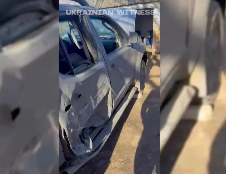 На Харківщині дрон РФ влучив в авто з журналістом
