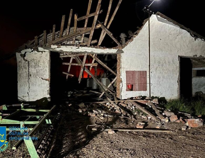 На Одещині господарства фермерів постраждали через ракетну атаку РФ