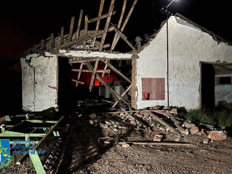 На Одещині господарства фермерів постраждали через ракетну атаку РФ