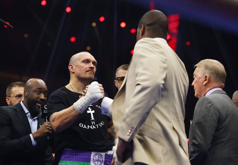 Названа ймовірна дата другого бою між Усиком і Дюбуа