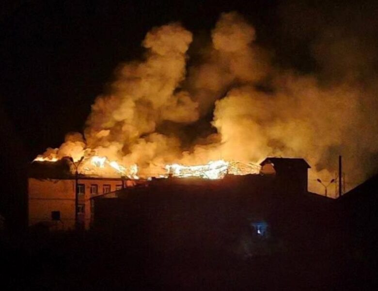 У Курській області повідомили про пожежу після атаки БПЛА