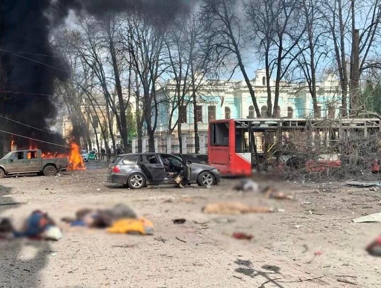 У мережі показали кадри з церкви у Сумах під час російського удару