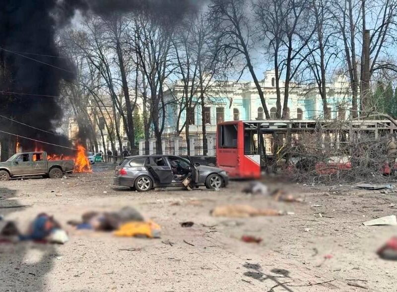 У мережі показали кадри з церкви у Сумах під час російського удару