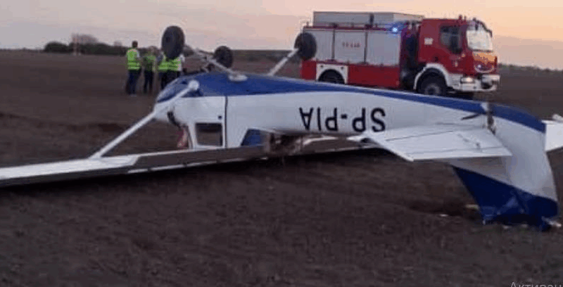 У Польщі зазнав аварії літак