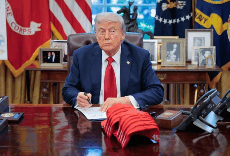 В офіційному магазині Дональда Трампа з’явилися кепки Trump 2028