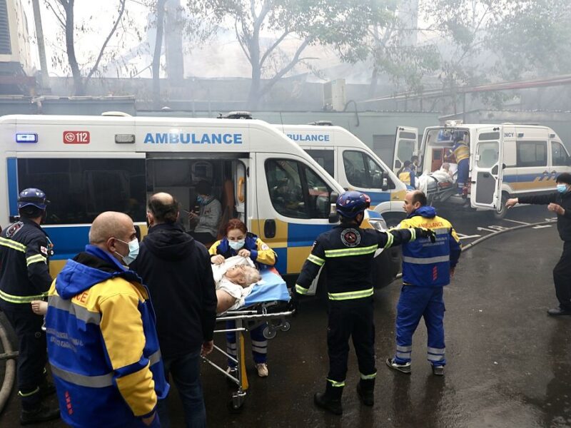 В Тбілісі на головному ринку сталася масштабна пожежа