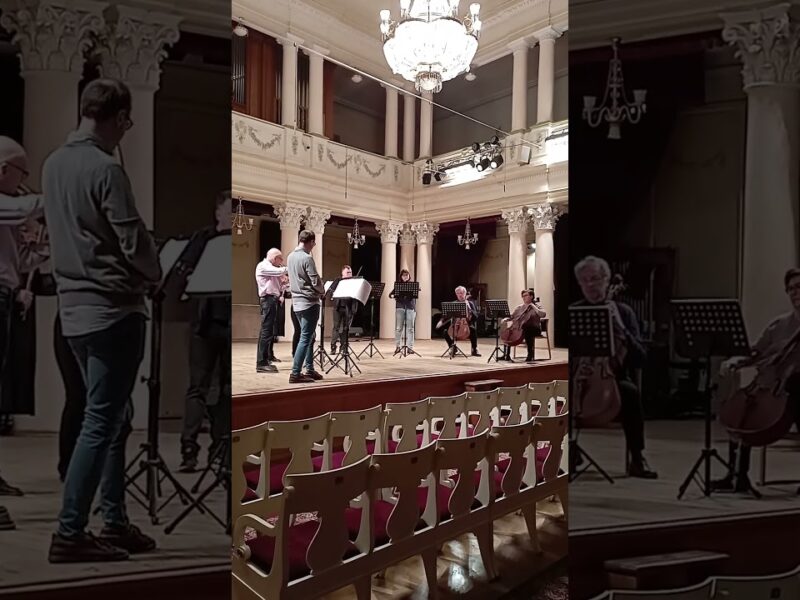 На репетиції в Національній філармонії України #music