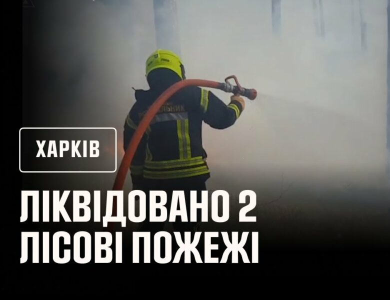 На Харківщині ліквідовані 2 лісові пожежі