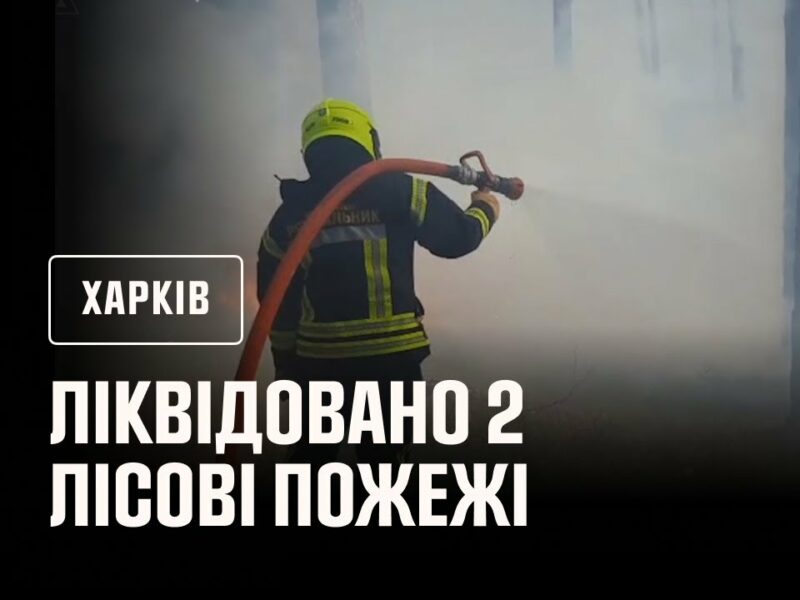 На Харківщині ліквідовані 2 лісові пожежі