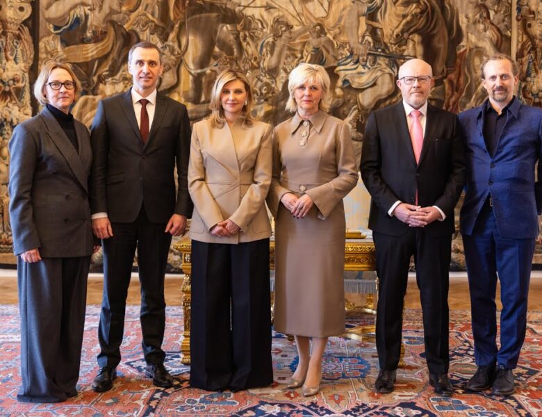 Олена Зеленська зустрілася з першою леді Чехії Євою Павловою