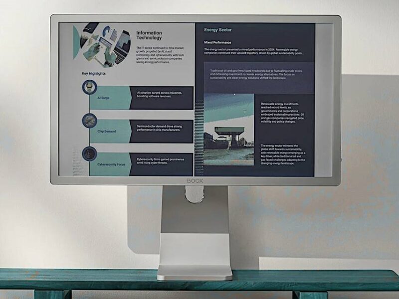 Boox представила монітор на електронних чорнилах