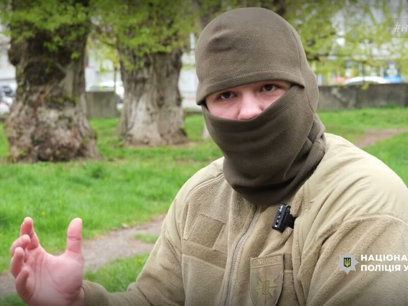 Про знищення російської техніки  – розповів боєць стрілецького батальйону поліції на псевдо Слон