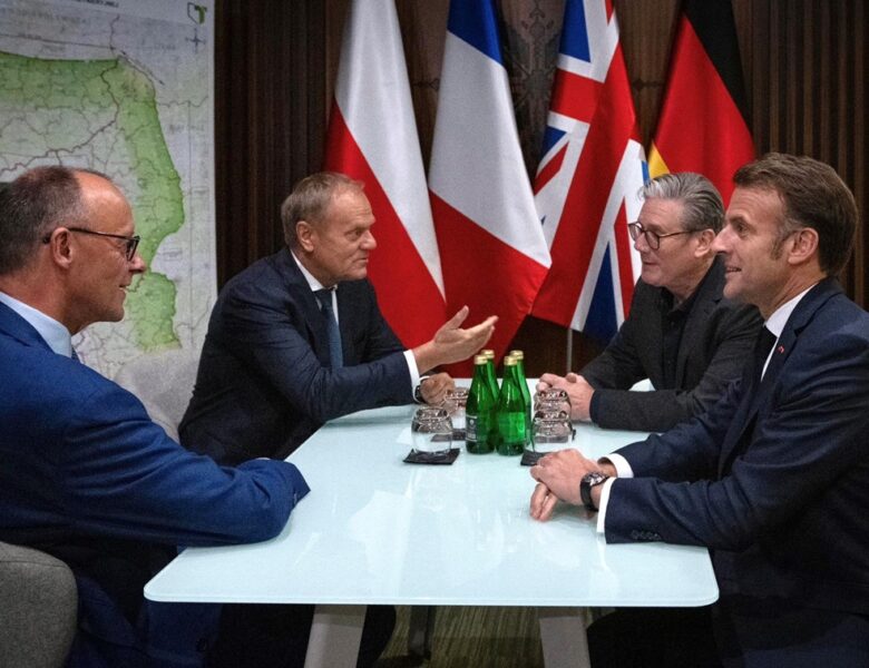 Мерц, Макрон, Стармер та Дуда їдуть у Київ