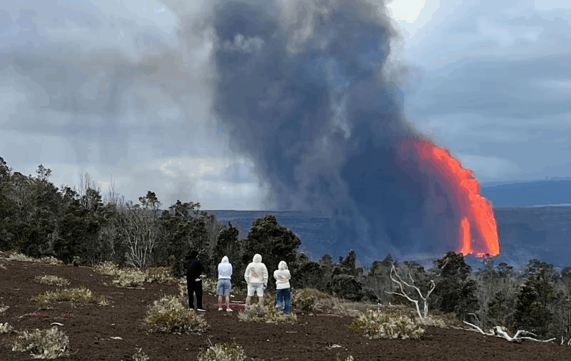 На Гаваях вивергається вулкан Кілауеа