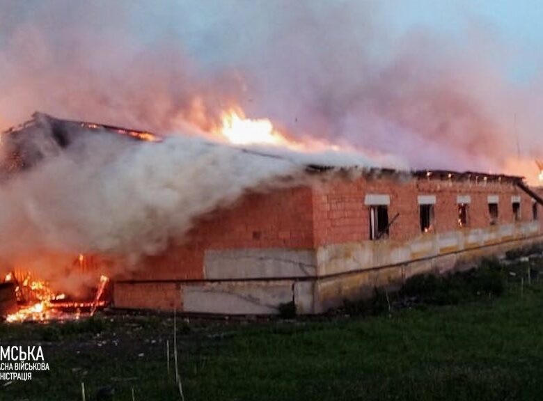 На Сумщині загинули сотні свійських тварин через російську атаку