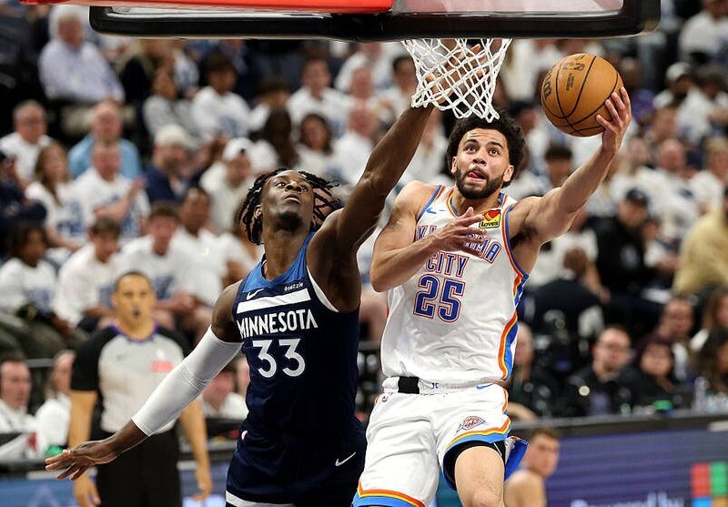 Плей-оф НБА: Міннесота розгромила Оклахому у грі на своєму майданчику