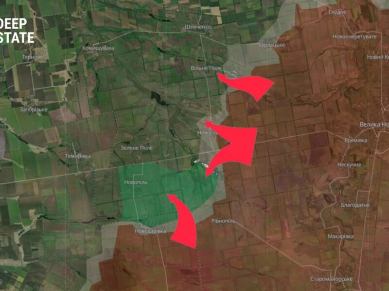 Росіяни просунулись біля Новодарівки – DeepState
