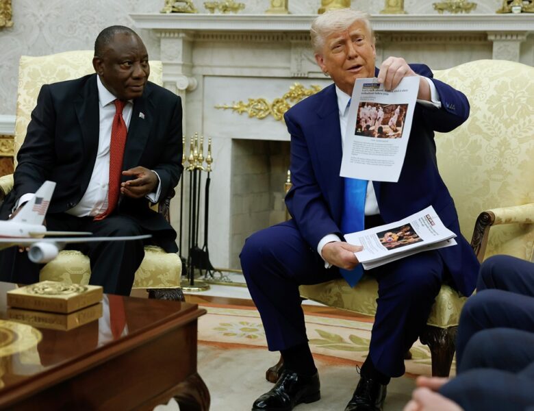 Трамп накинувся на президента ПАР зі звинуваченнями