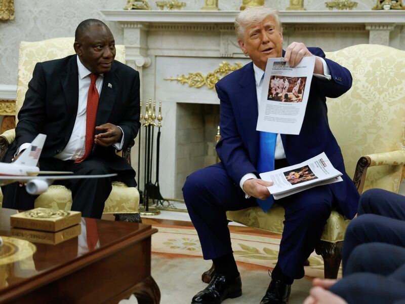 Трамп накинувся на президента ПАР зі звинуваченнями