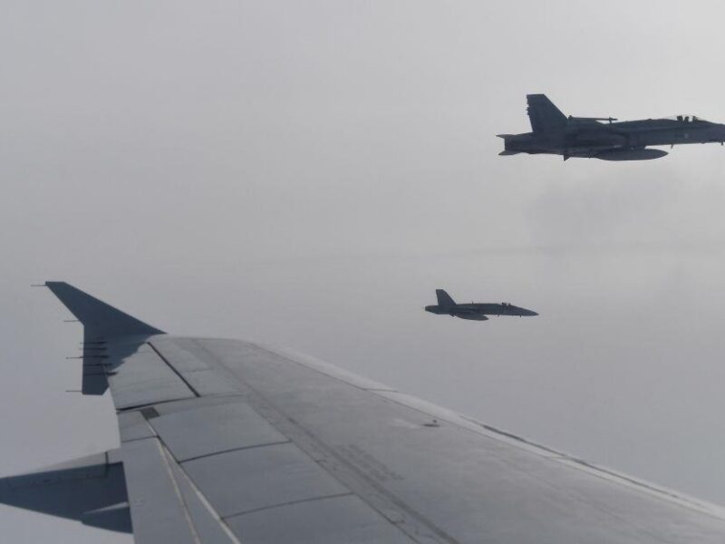 У Фінляндії розбився винищувач F-18