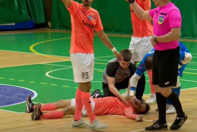 У футзальному матчі української ліги гравець грав до падіння пульсу