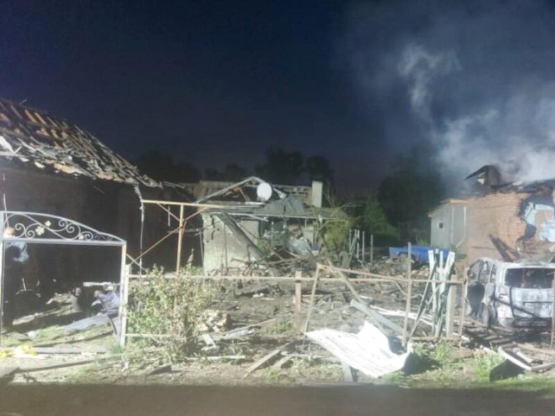 В ОВА показали наслідки атаки дронів на Полтавщині