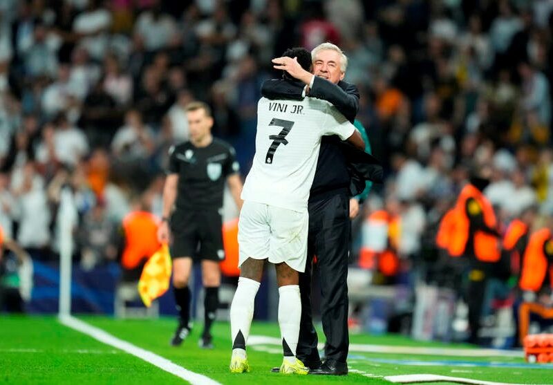 Вінісіус подякував Анчелотті за минулі й майбутні ігри