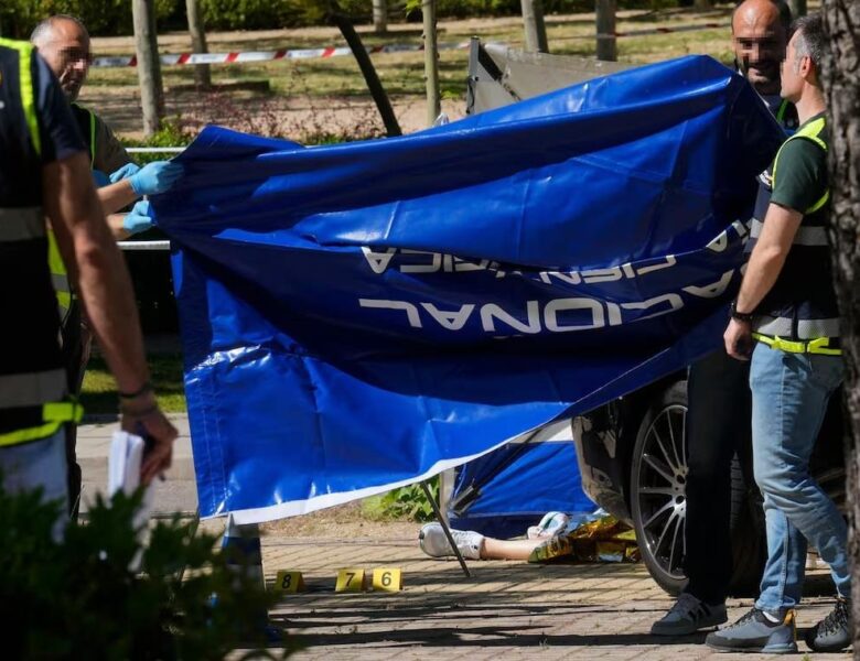 З’явилися фото і відео з місця вбивства Портнова