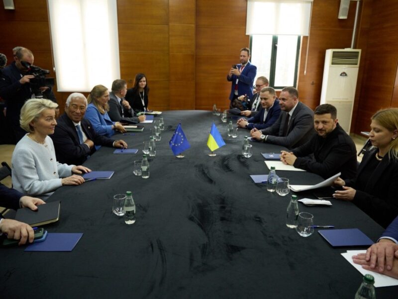 Зеленський зустрівся з президентами Євроради та Єврокомісії