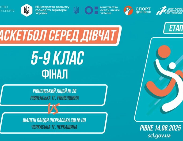 БАСКЕТБОЛ | Дівчата 5-9 класи | Гра за 1 місце | Пліч-о-пліч: Етап 5