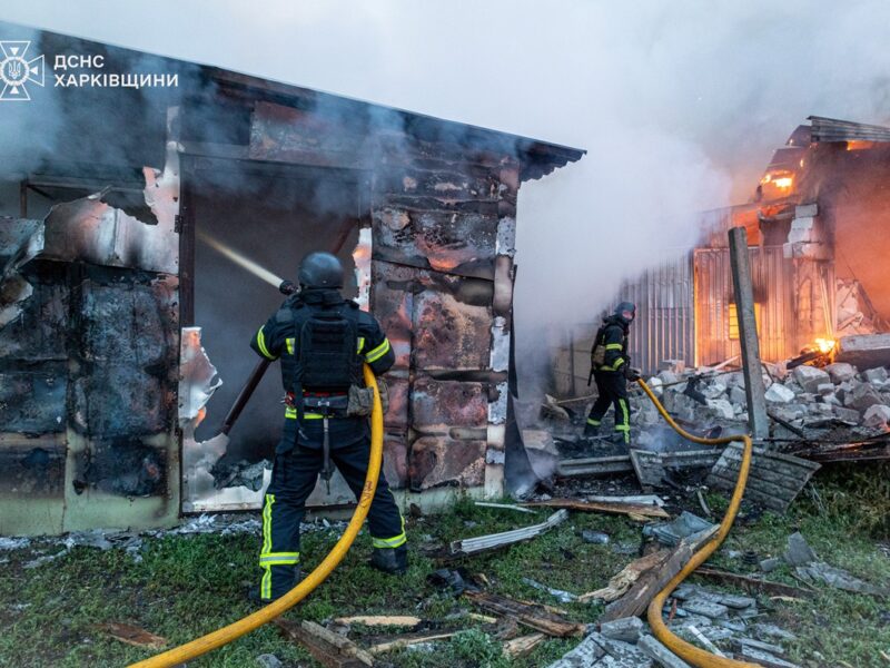 ДСНС показали наслідки удару РФ по Харкову