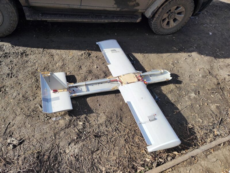 У Харкові чоловік виявив на городі російский БПЛА