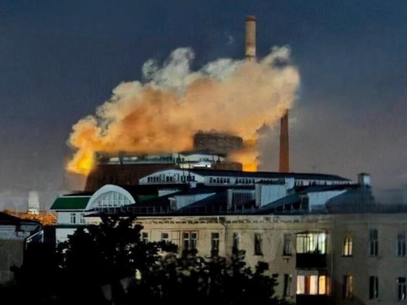 У Росії палає хімзавод – соцмережі