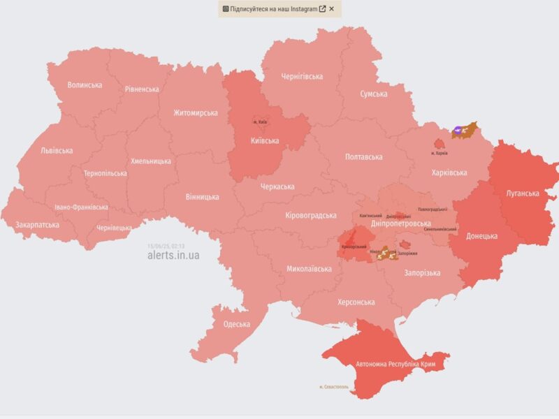 В Україні оголошено масштабну тривогу через зліт ворожих МіГ-31К
