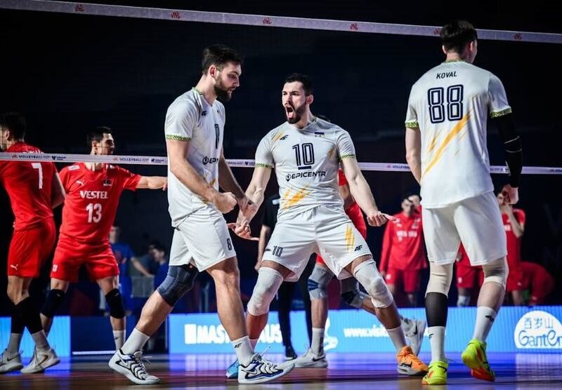 Збірна України з волейболу перемогла турків у Лізі націй