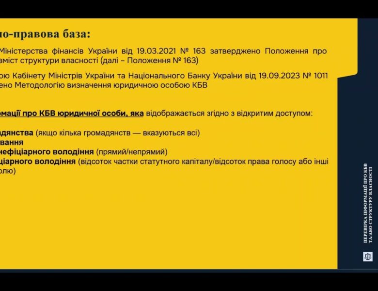 Аспекти реалізації процедури повідомлення Мін’юсту СПФМ про виявлення розбіжностей щодо КБВ …