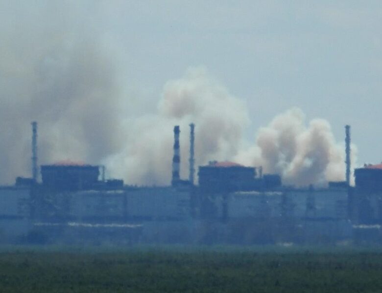 Біля Запорізької АЕС помітили сильне задимлення