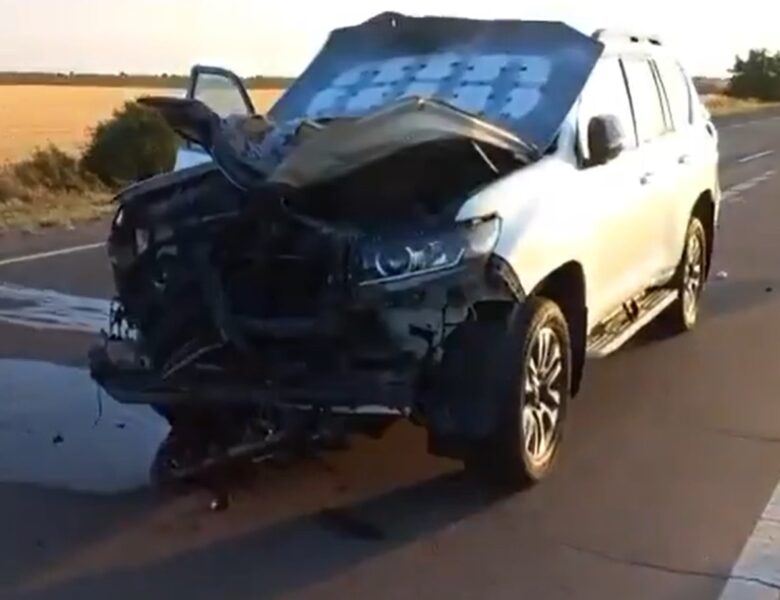 Дрон РФ врізався в авто головного рабина Херсона