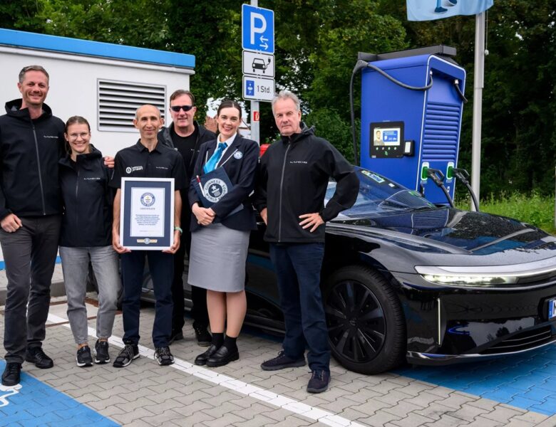 Електрокар Lucid встановив світовий рекорд з пробігу на одній зарядці