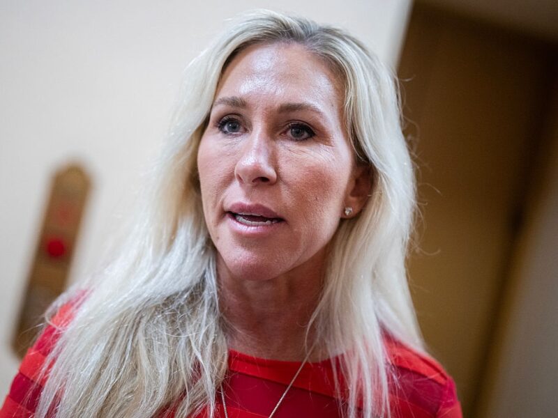 Конгресвумен Ґрін поширила фейк про мітинг в Києві