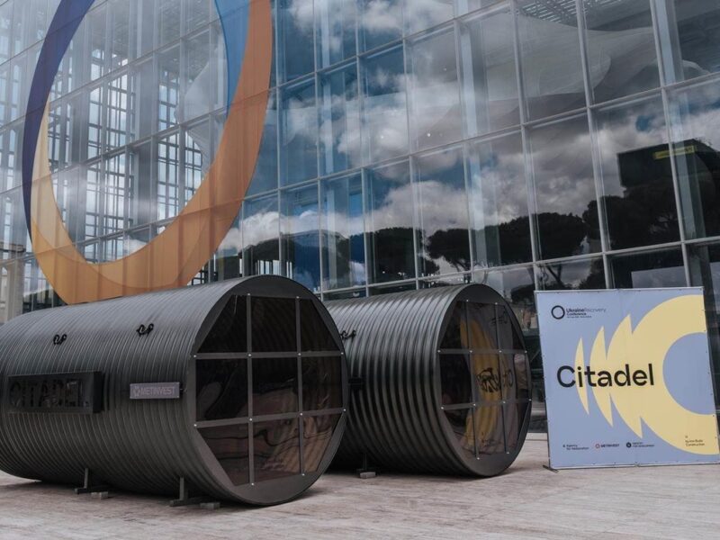 Метінвест показав укриття для школярів на конференції у Римі