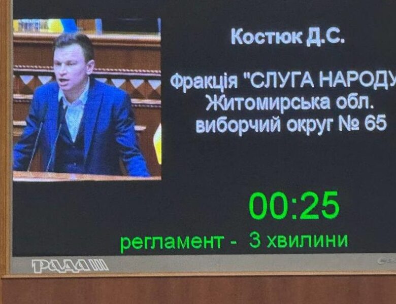 Нардеп Костюк вийшов з фракції Слуга народу