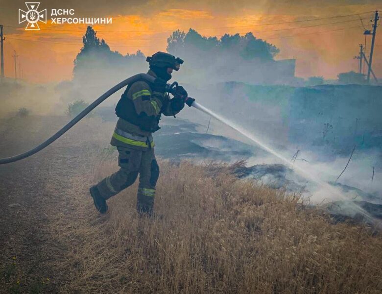 Росіяни скинули вибухівку на пшеничне поле Херсонщини