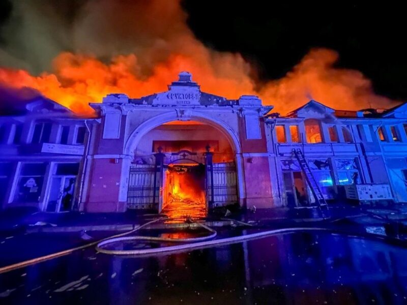 Російська атака пошкодила сім об’єктів культурної спадщини в Одесі