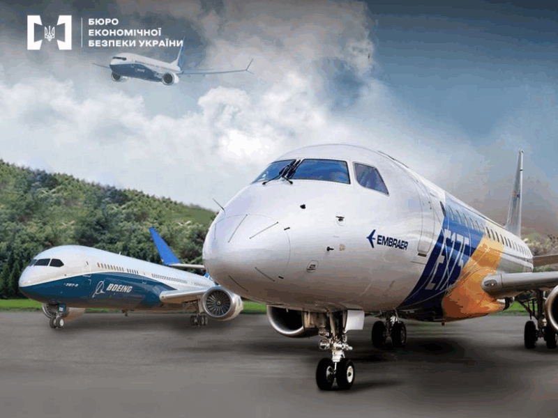 Суд арештував сім літаків пов’язаної з олігархом авіакомпанії