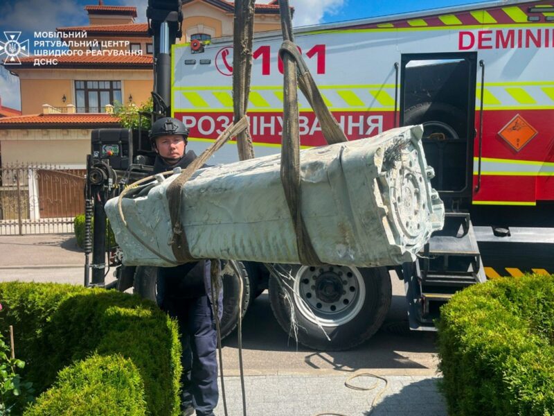 У Києві виявили бойову частину ракети Х-69