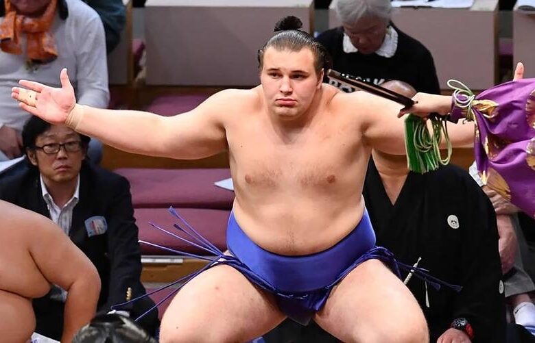 Український сумоїст швидко піднімається вгору по рангах